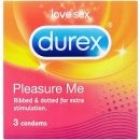 Durex Pleasure Me 3ks prezervatív 